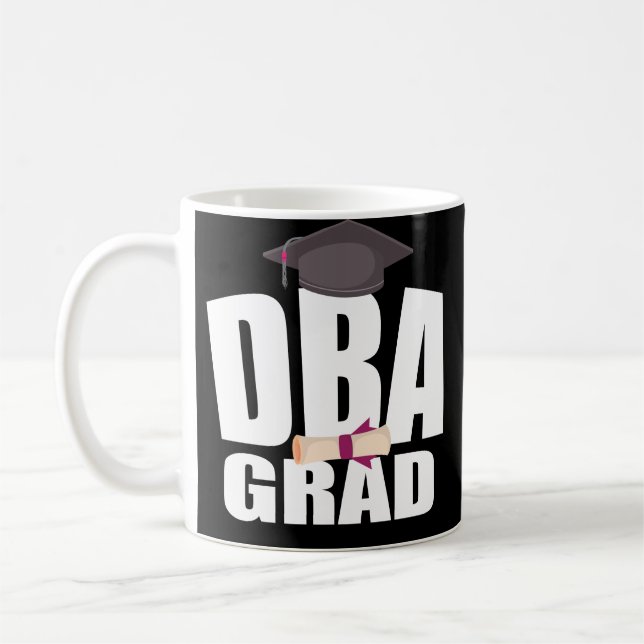 Taza De Café Graduación de la administración de empresas del (Izquierda)
