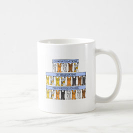 Taza De Café Graduación de la escuela secundaria