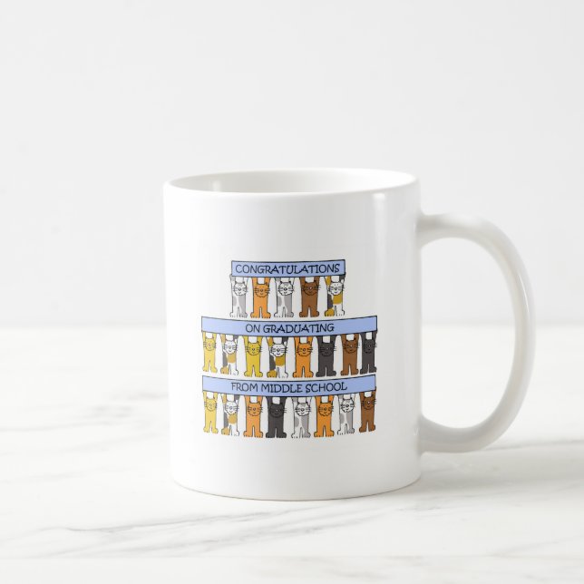 Taza De Café Graduación de la escuela secundaria (Derecha)