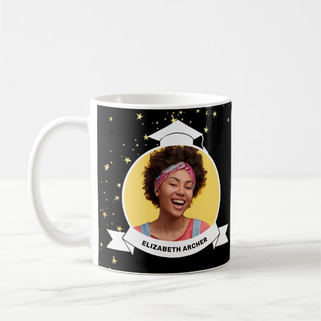 Taza De Café Graduación de la foto de 2025 (Izquierda)