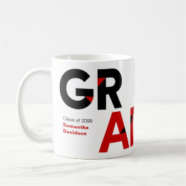 Taza De Café Graduación de las letras de corte de ángulos de ne