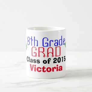 Taza De Café Graduación De Octavo Grado Cuidado Con La Secundar
