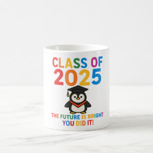 Taza De Café Graduación De Pingüino 2025