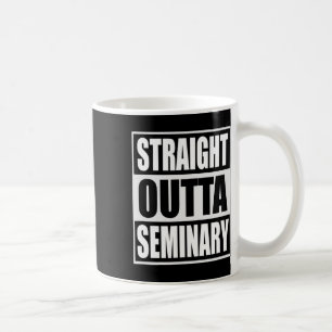 Taza De Café Graduación de predicador divertida fuera del semin