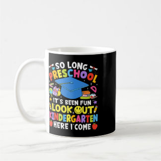 Taza De Café Graduación de Preescolar Kinder Aquí Estoy C