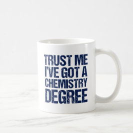 Taza De Café Graduación de Química Graduada Humor Chem Graduado