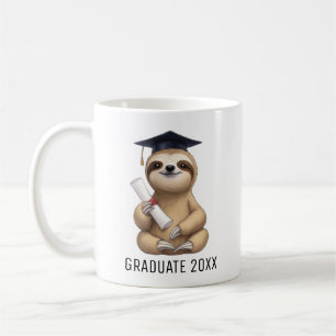 Taza De Café Graduación de Sloth