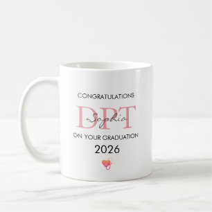 Taza De Café Graduación de Terapeuta Físico Clase Personalizada