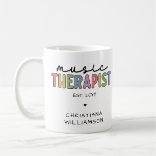 Taza De Café Graduación de Terapia Música Terapia Música person