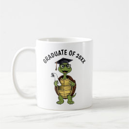 Taza De Café Graduación de tortuga personalizada