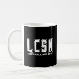 Taza De Café Graduación de trabajador social clínico de Lcsw