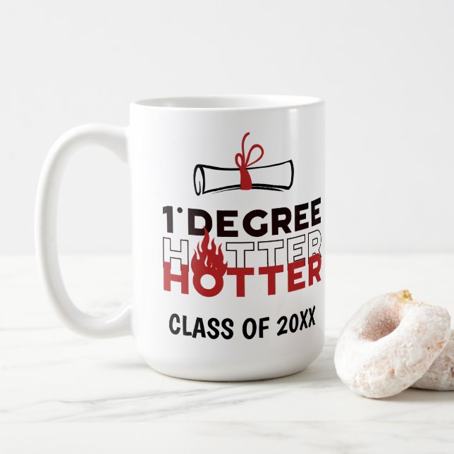 Taza De Café Graduación De Un Grado Hotelero (Con donut)