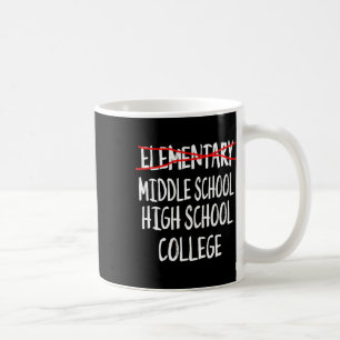 Taza De Café Graduación divertida en la escuela primaria Tee 6º