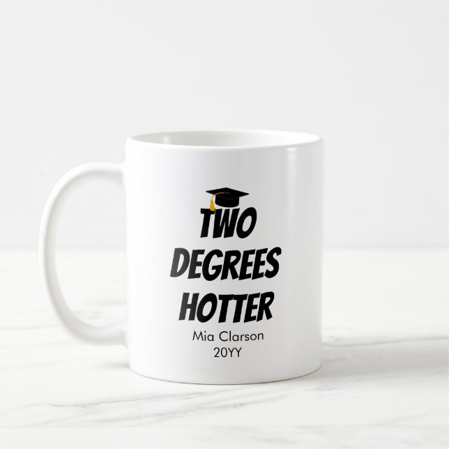 Taza De Café Graduación dos grados más caliente (Izquierda)