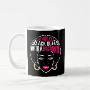 Taza De Café Graduación E de Doctorado en Doctorado de Reina Ne