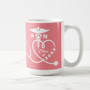 Taza De Café Graduación en la escuela de enfermería
