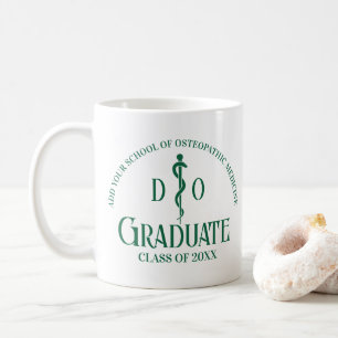 Taza De Café Graduación en la Facultad de Medicina Osteopática 