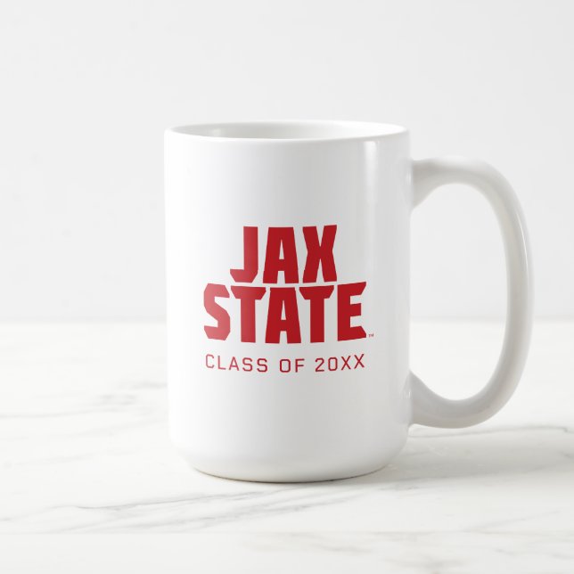 Taza De Café Graduación en la Universidad Estatal de Jacksonvil (Derecha)