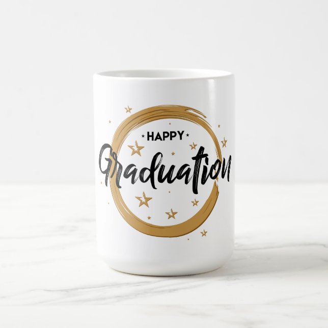 Taza De Café Graduación feliz (Centro)