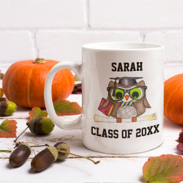 Taza De Café Graduación Lechuza Mug