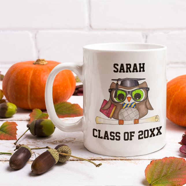 Taza De Café Graduación Lechuza Mug (Subido por el creador)