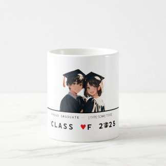 Taza De Café Graduación Pareja Mug - Diseño de Personalizable
