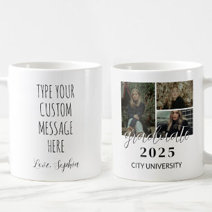 Taza De Café Graduación personalizada con 3 fotos