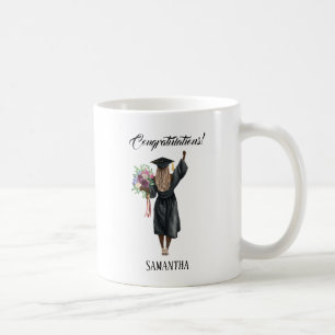Taza De Café Graduación personalizada de acuarela (7)