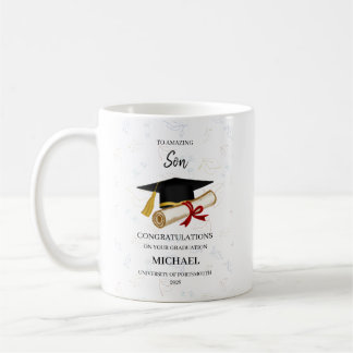 Taza De Café Graduación Personalizada de Hijo Increíble