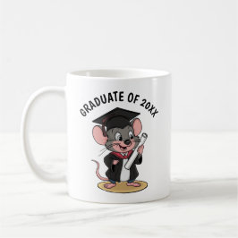 Taza De Café Graduación personalizada del ratón