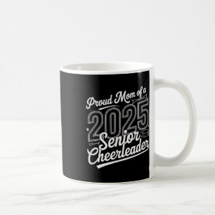 Taza De Café Graduación secundaria de Cheer Team Mom 2025
