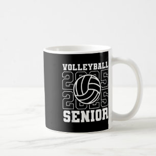 Taza De Café Graduación secundaria de Volleyball Mom 2025