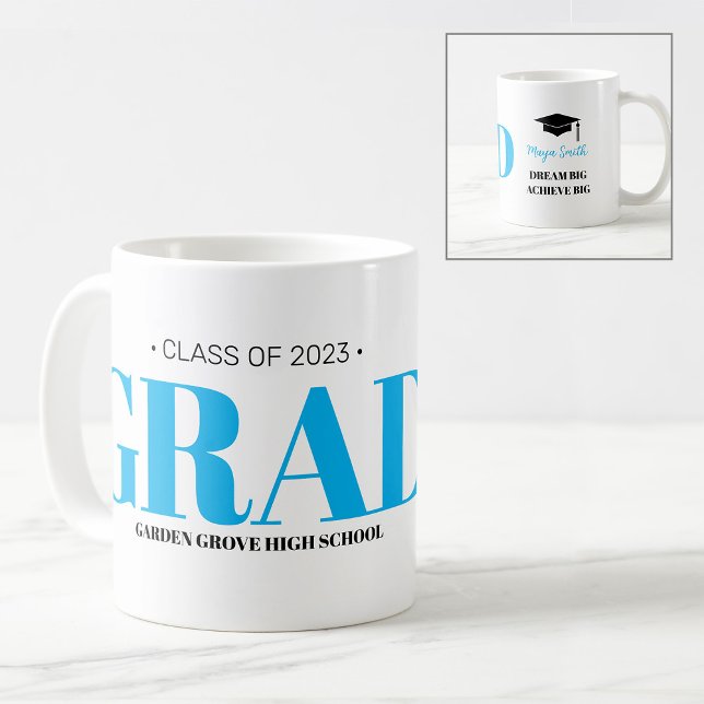 Taza De Café Graduación simple y moderna de Coffee Mug (Subido por el creador)