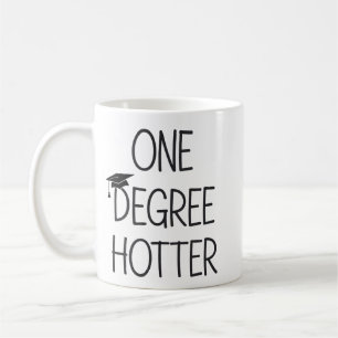 Taza De Café Graduación Un Grado Más Caliente Divertido Máster
