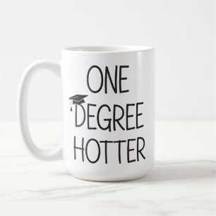 Taza De Café Graduación Un Grado Más Caliente Funny College Mas