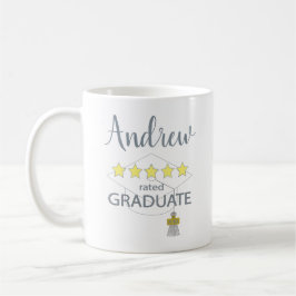 Taza De Café Graduado con 5 estrellas