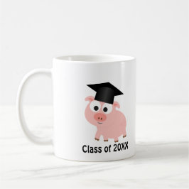 Taza De Café Graduado de cerdo 20XX