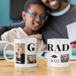 Taza De Café Graduado de collage de fotos