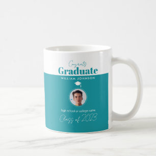 Taza De Café Graduado de Congrats, Clase de 2023
