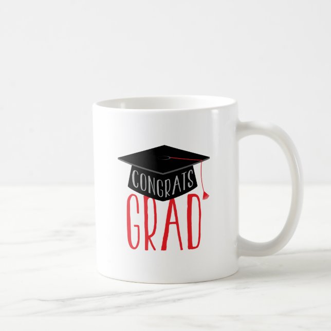 Taza De Café Graduado de felicitaciones (Derecha)