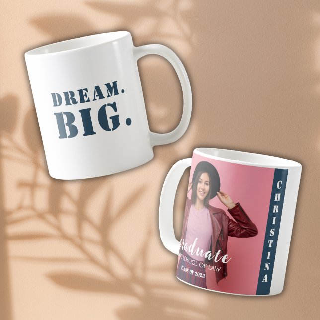 Taza De Café Graduado de guión gráfico personalizado moderno (Subido por el creador)