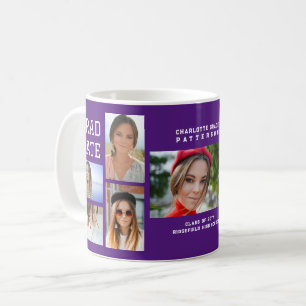 Taza De Café Graduado de guiones modernos y multifotografía