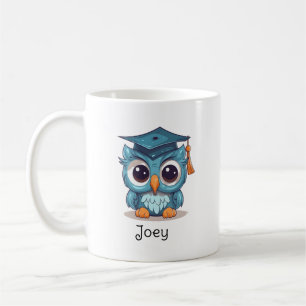 Taza De Café Graduado de jardín de infancia de búho