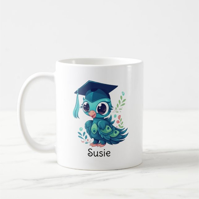 Taza De Café Graduado de jardín de infancia personalizado para  (Izquierda)