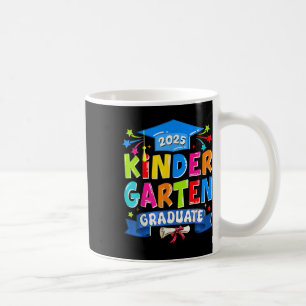 Taza De Café Graduado de jardines de infancia 2025 Niños de pos