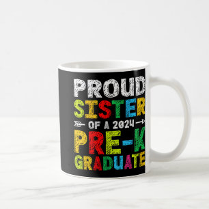 Taza De Café Graduado de la familia de graduados pre-k 2024