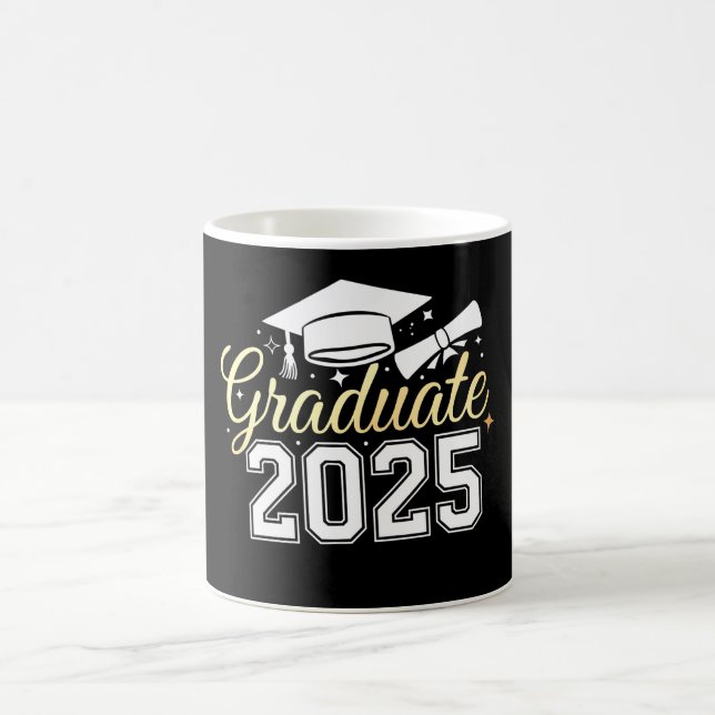 Taza De Café Graduado de la promoción de 2025 (Centro)