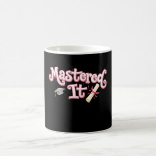 Taza De Café Graduado de Maestría Graduado de Maestría