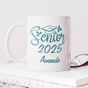 Taza De Café Graduado de nombre personalizado