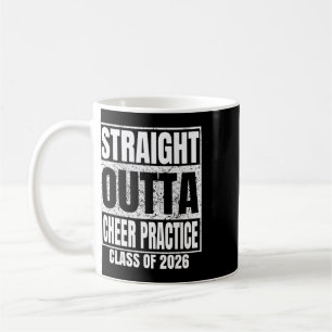 Taza De Café Graduado de Práctica de Porristas Cl 2026 Gra